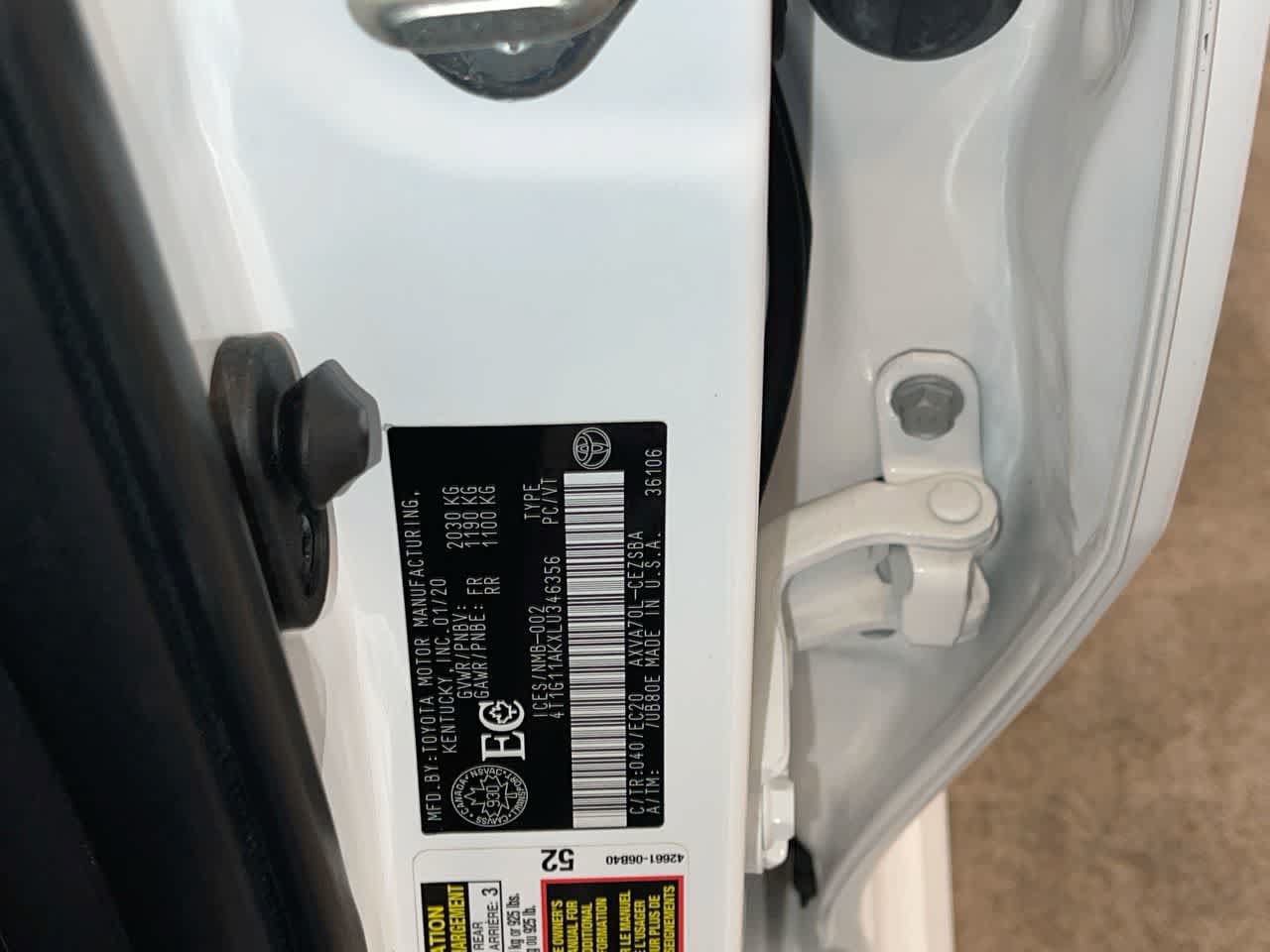 Used 2020 Toyota Camry SE FWD image 27