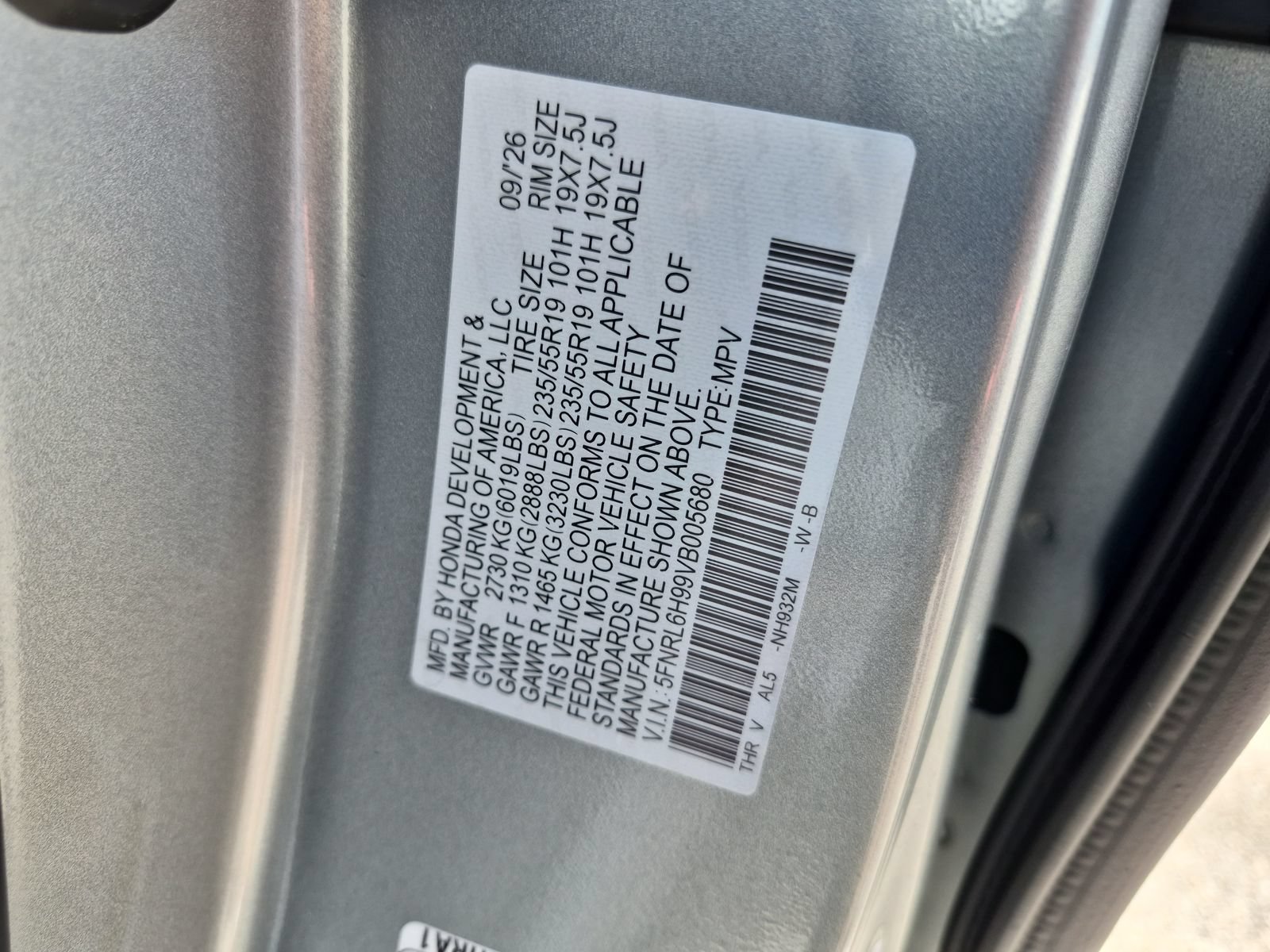 New 2027 Honda Odyssey Elite image 25