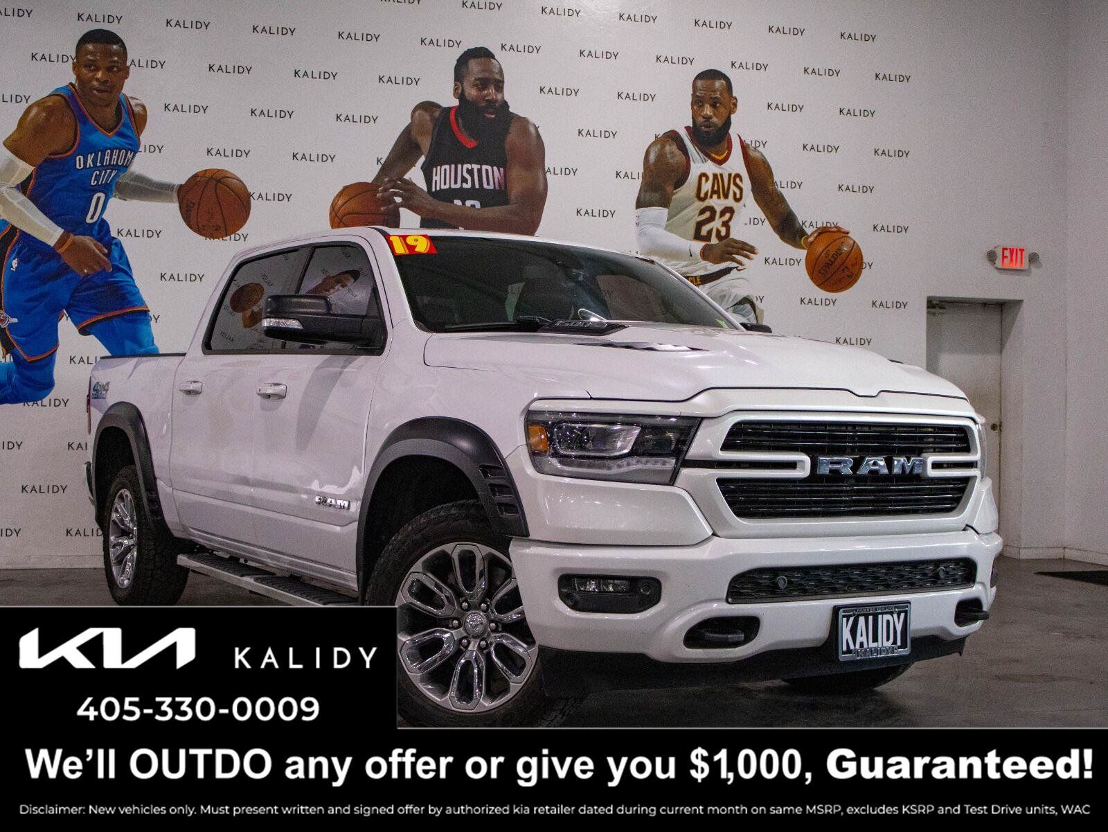 Used 2019 RAM 1500 Laramie w/ Sport Appearance Package AWD/4WD image 1