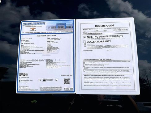 Used 2022 Ford F150 Raptor w/ Equipment Group 801A High image 25