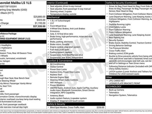 Used 2025 Chevrolet Malibu LS FWD image 2