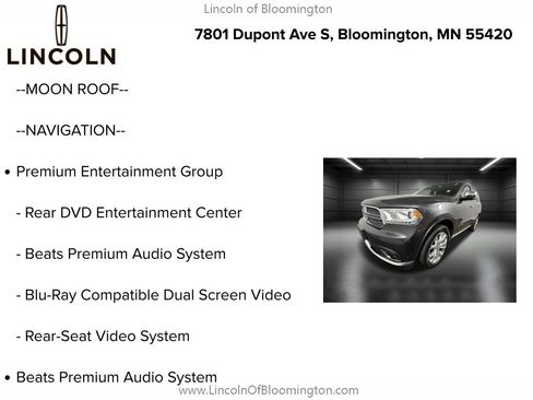 Used 2016 Dodge Durango Citadel w/ Premium Entertainment Group image 5