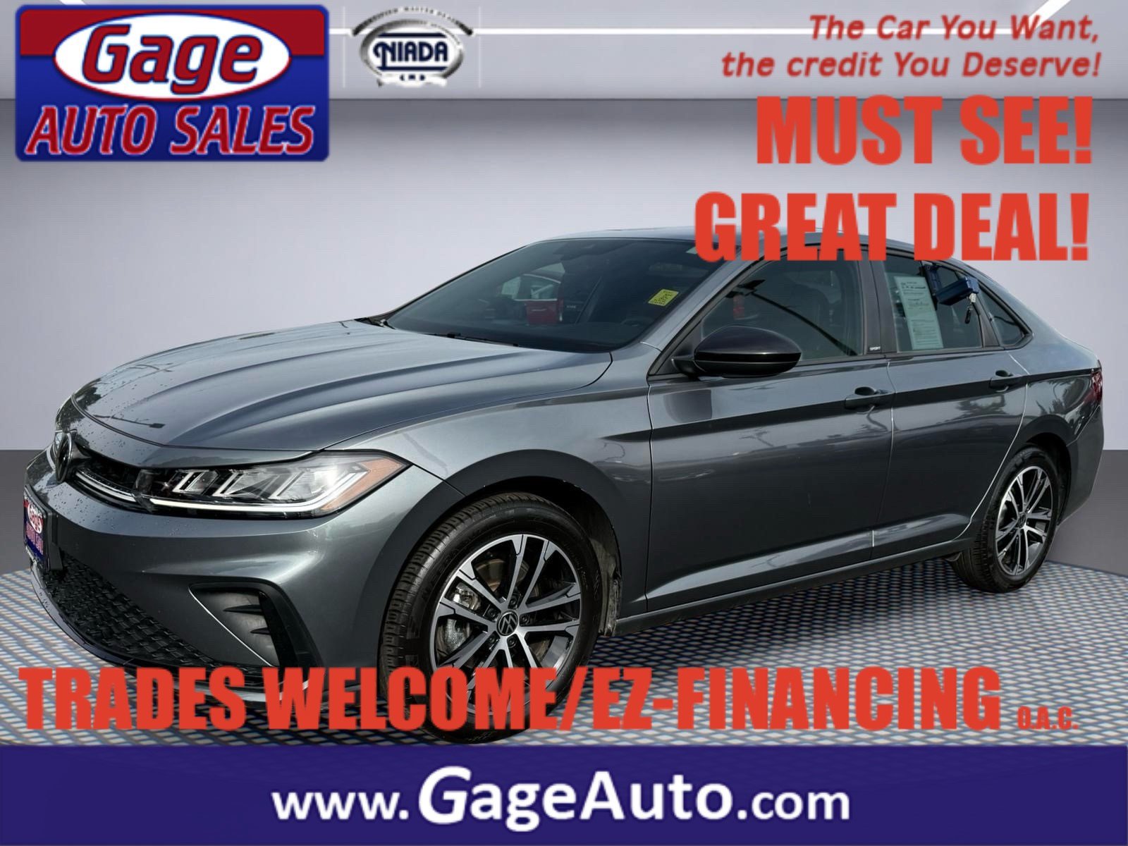Used 2025 Volkswagen Jetta Sport FWD image 1