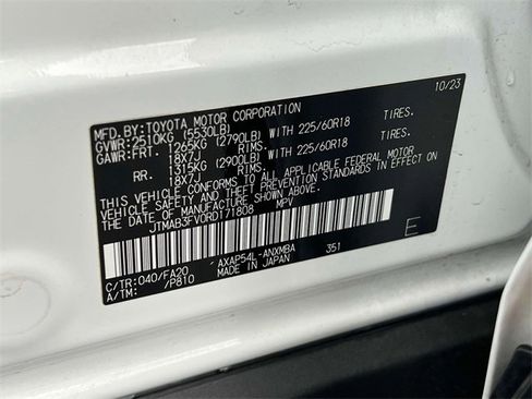 Certified 2024 Toyota RAV4 SE w/ Weather & Moonroof Package image 23