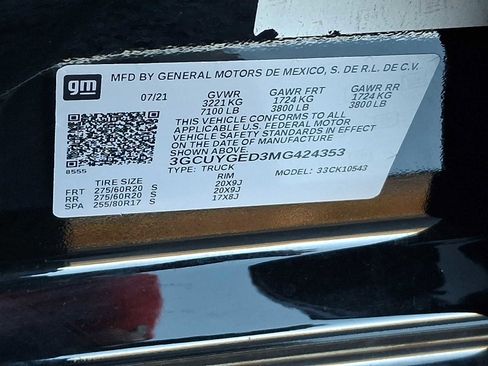 Certified 2021 Chevrolet Silverado 1500 LTZ w/ Safety Package II image 28