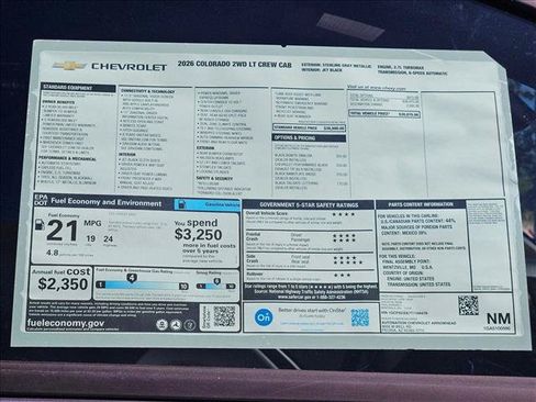 New 2026 Chevrolet Colorado LT RWD image 18