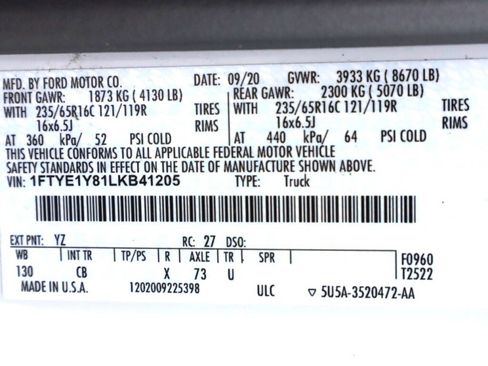 Used 2020 Ford Transit 150 Low Roof image 38