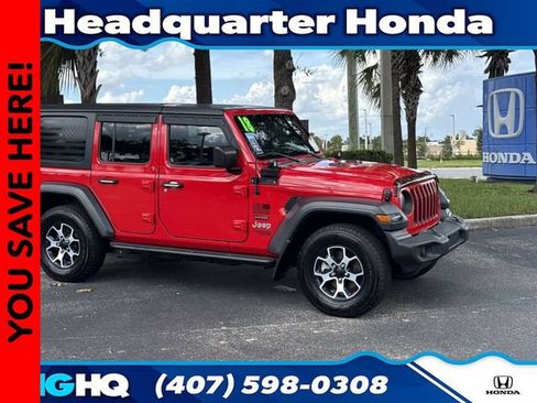 Used 2018 Jeep Wrangler Unlimited Sport S AWD/4WD image 1