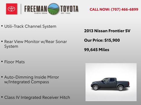 Used 2013 Nissan Frontier SV w/ SV Value Truck Pkg RWD image 11