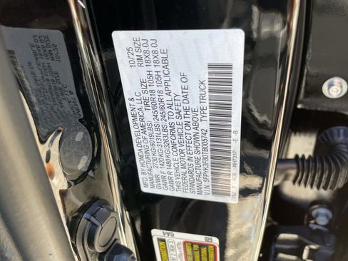 New 2026 Honda Ridgeline Black Edition image 32