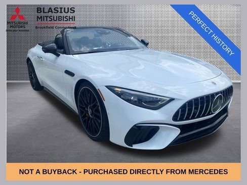 Used 2022 Mercedes-Benz SL 55 AMG 4MATIC w/ Driver Assistance Package image 1