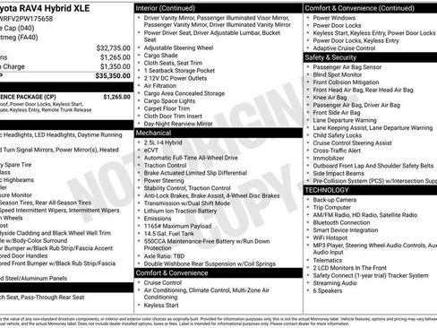 Used 2023 Toyota RAV4 XLE w/ Convenience Package AWD/4WD image 2