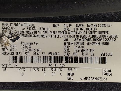Used 2019 Ford Fiesta SE FWD image 33