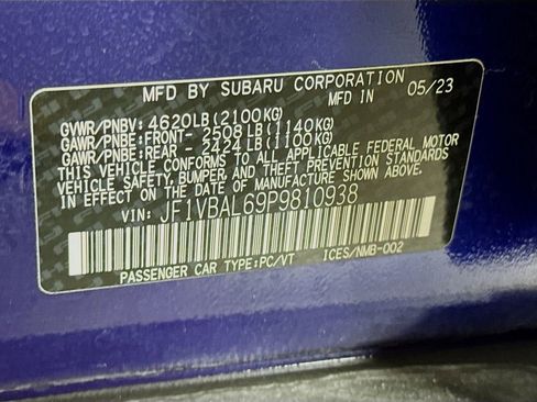 Used 2023 Subaru WRX Limited image 40