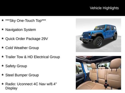 Used 2022 Jeep Wrangler Unlimited Rubicon 4xe w/ Steel Bumper Group AWD/4WD image 8