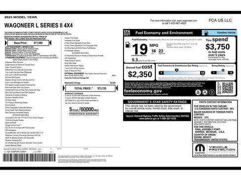 Used 2023 Jeep Wagoneer L Series II image 43