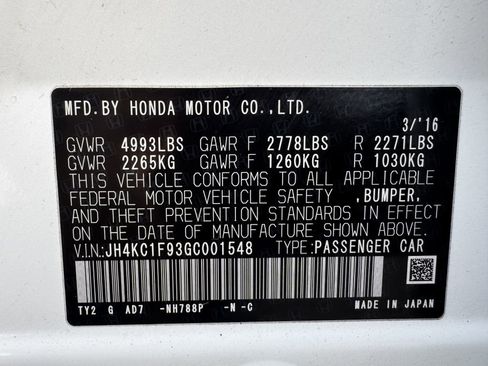 Used 2016 Acura RLX w/ Advance Package FWD image 16