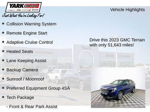 Used 2023 GMC Terrain SLT w/ Tech Package image 8