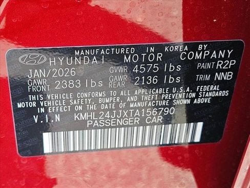 New 2026 Hyundai Sonata Blue FWD image 16