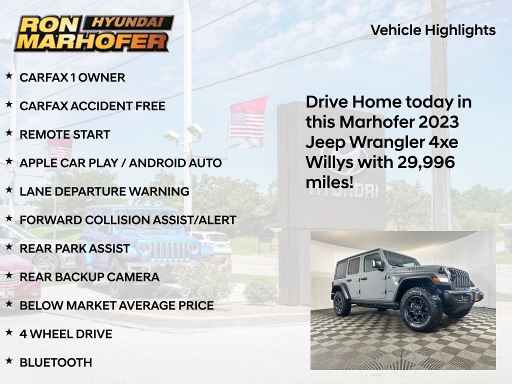 Used 2023 Jeep Wrangler Unlimited w/ Convenience Group AWD/4WD image 15