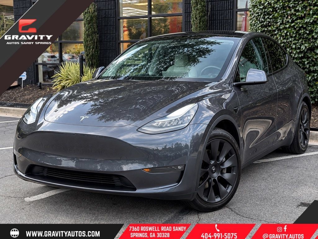 Used 2020 Tesla Model Y Long Range AWD/4WD image 1