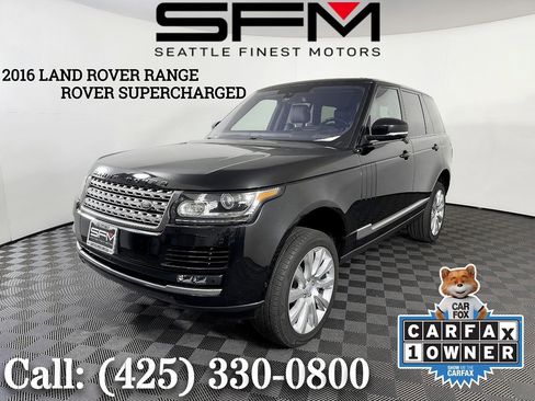 Used 2016 Land Rover Range Rover Supercharged AWD/4WD image 1