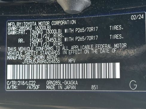 Used 2024 Toyota 4Runner TRD Off-Road Premium w/ Moonroof Package AWD/4WD image 15