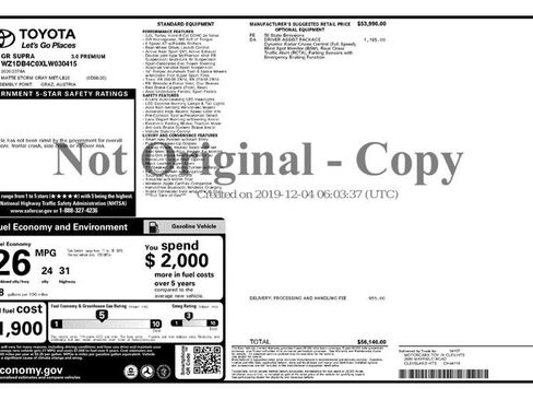 Used 2020 Toyota Supra Premium w/ Driver Assist Package image 2