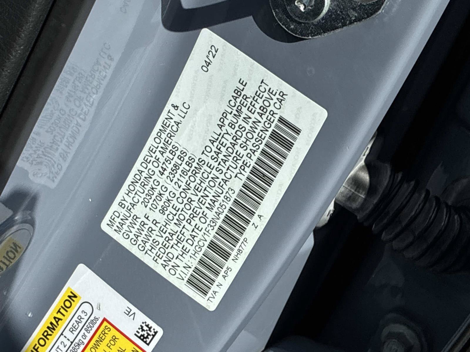 Used 2022 Honda Accord Sport image 22