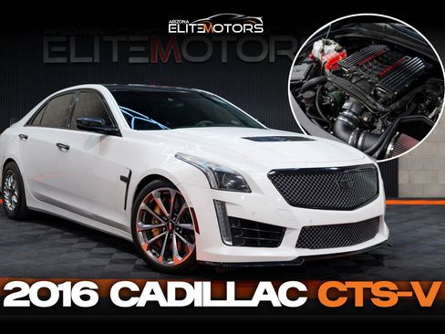 Used 2016 Cadillac CTS V w/ Luxury Package RWD image 1
