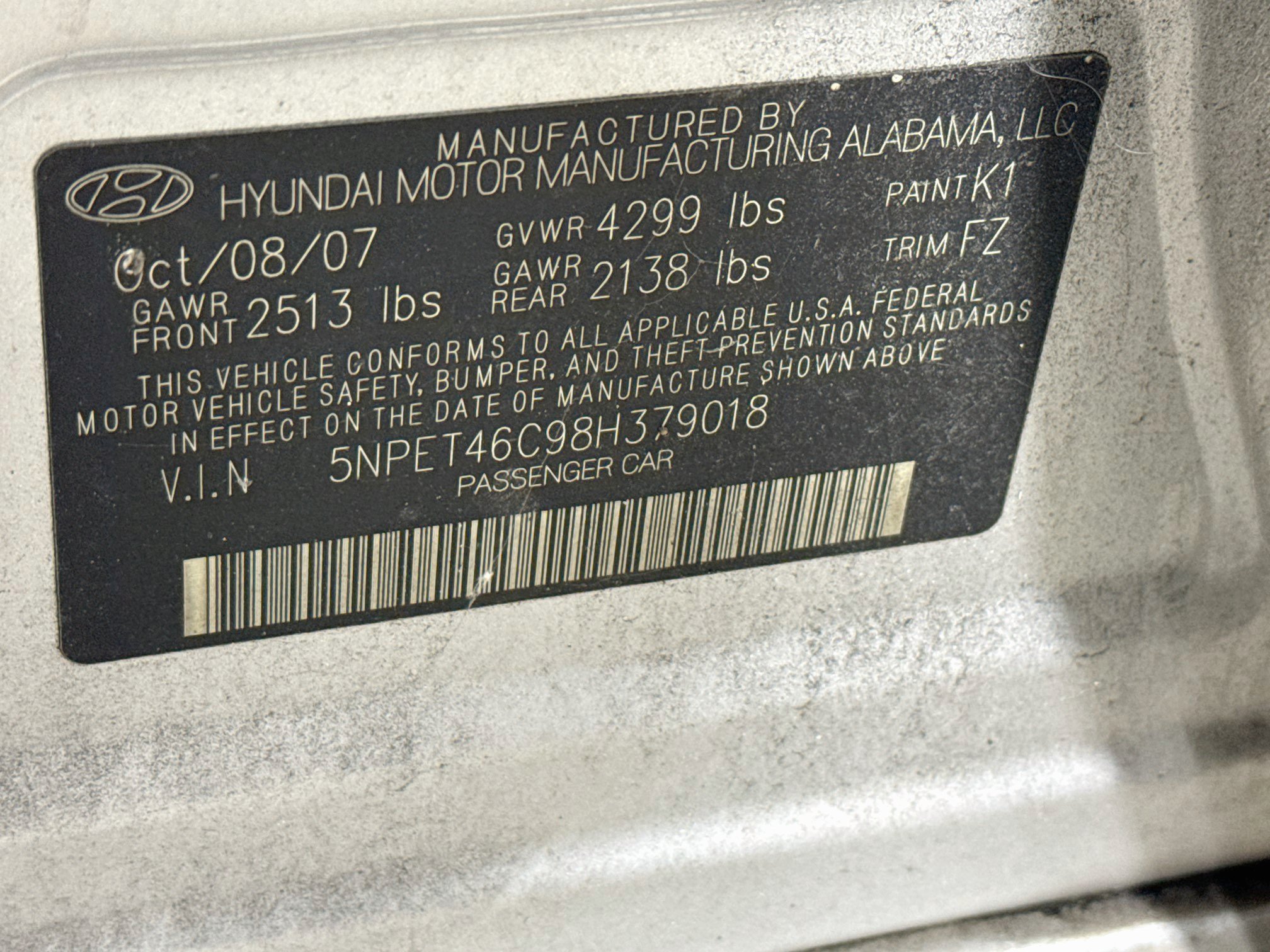 Used 2008 Hyundai Sonata GLS FWD image 35