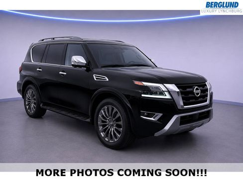 Used 2023 Nissan Armada Platinum w/ Captain's Chairs Package AWD/4WD image 1