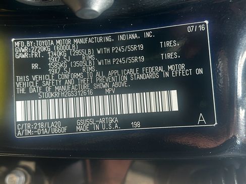 Used 2016 Toyota Highlander Limited Platinum AWD/4WD image 81