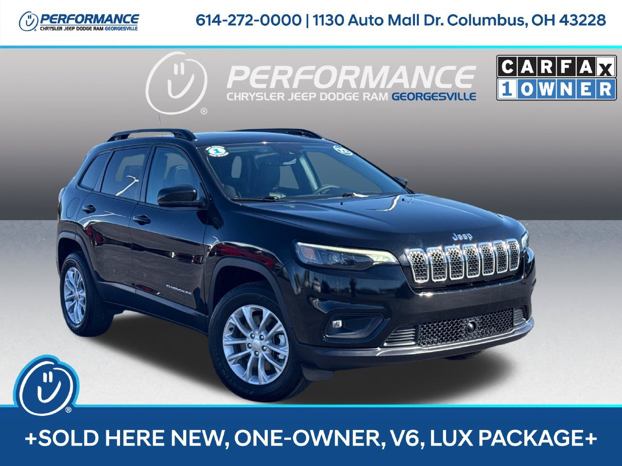Used 2022 Jeep Cherokee Latitude Lux w/ Sun & Sound Group AWD/4WD image 1