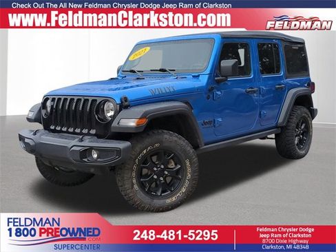 Used 2021 Jeep Wrangler Unlimited Sport image 1