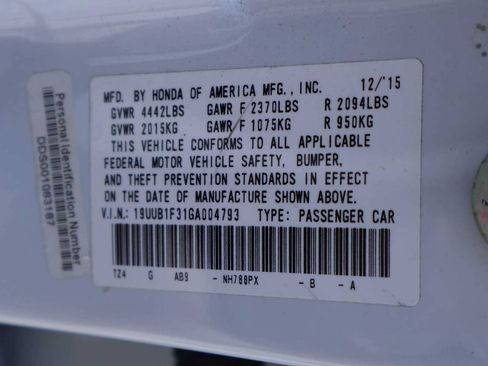Certified 2016 Acura TLX FWD image 21