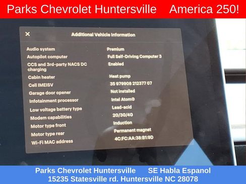 Used 2022 Tesla Model Y Performance AWD/4WD image 8