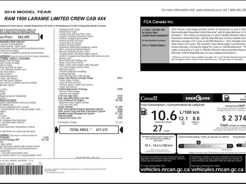 Used 2016 RAM 1500 Limited image 2
