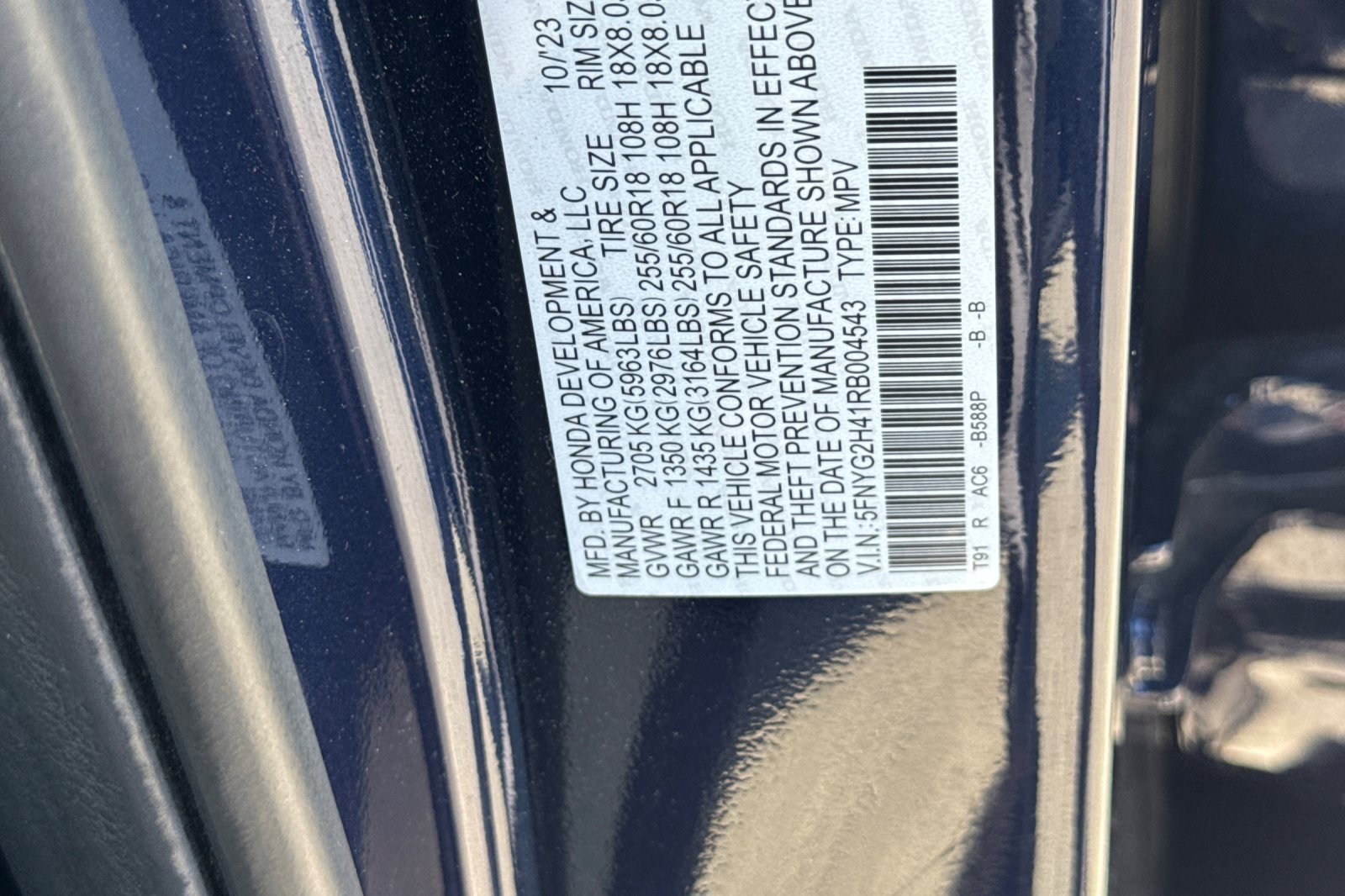 Certified 2024 Honda Pilot EX-L image 29
