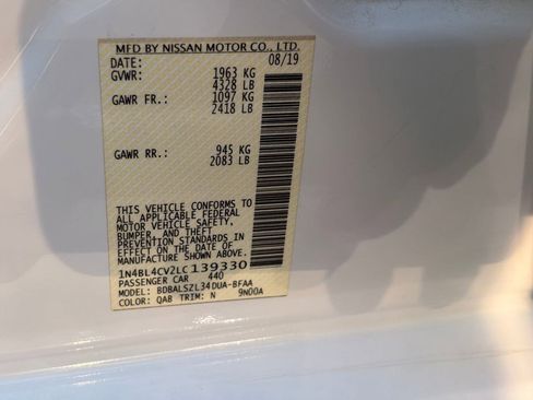 Used 2020 Nissan Altima 2.5 SR FWD image 11