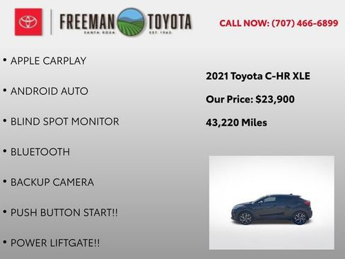 Used 2021 Toyota C-HR XLE FWD image 5