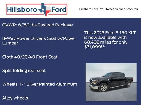 Used 2023 Ford F150 XLT RWD image 3