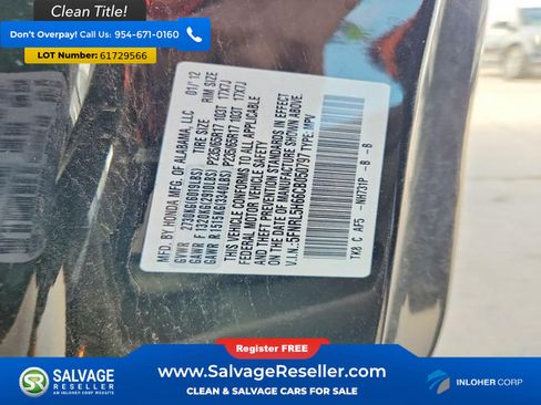 Used 2012 Honda Odyssey EX-L image 19