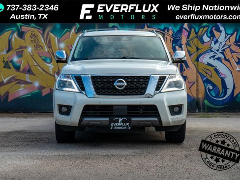 Used 2019 Nissan Armada Platinum w/ Captain's Chairs Package RWD image 1