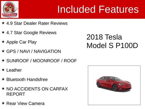 Used 2018 Tesla Model S P100D AWD/4WD image 4