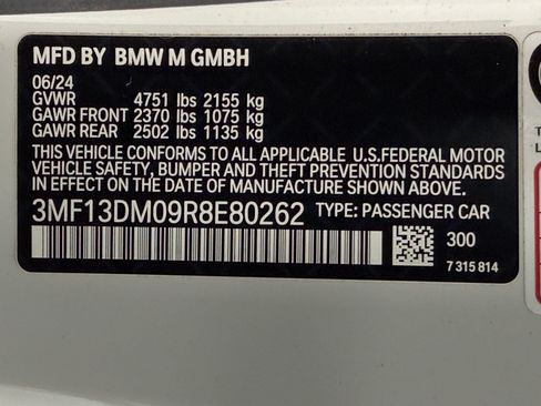 Used 2024 BMW M2 w/ Lighting Package RWD image 21