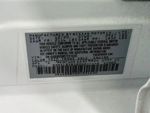 Used 2021 Nissan Sentra S FWD image 29