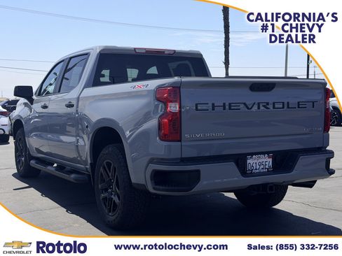 Used 2025 Chevrolet Silverado 1500 Custom w/ Turbomax Blackout Package AWD/4WD image 4