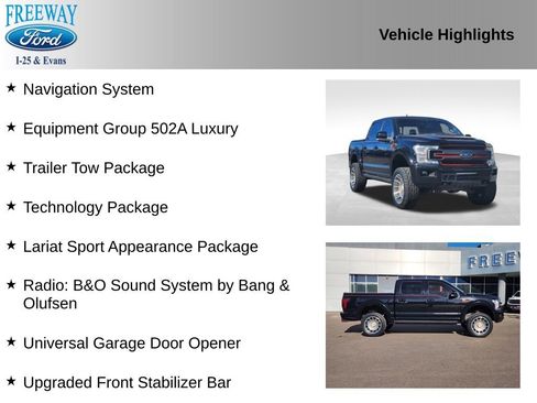 Used 2019 Ford F150 Lariat w/ Equipment Group 502A Luxury image 2