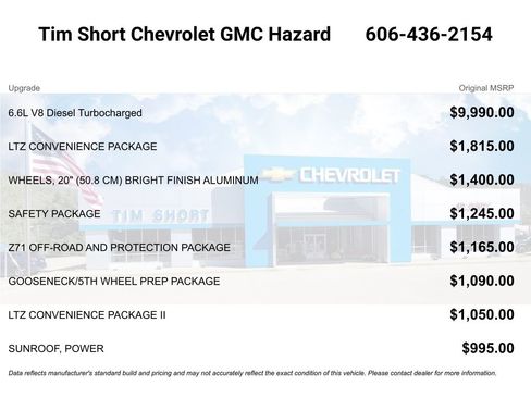 New 2026 Chevrolet Silverado 2500 LTZ w/ LTZ Convenience Package image 5